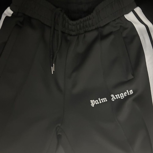 Palm Angels track pant used, size medium, black and white