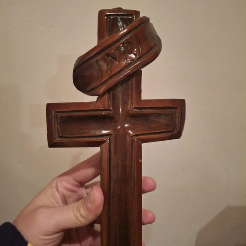 Wooden cross handmade like new