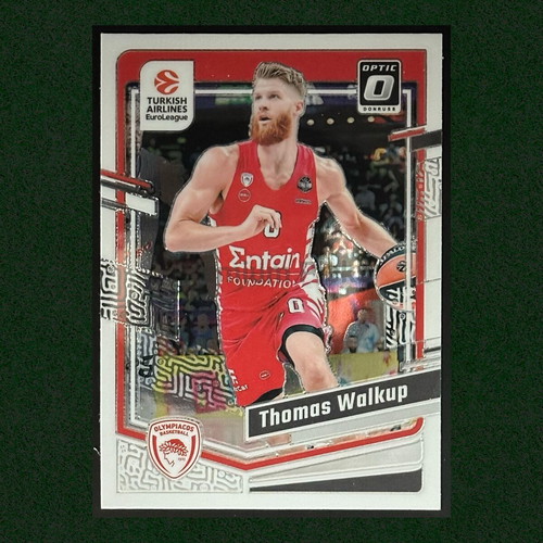 Panini Donruss EuroLeague Optic Thomas Walkup 2023-24 card new