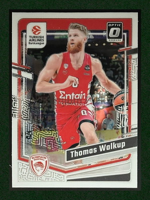 Panini Donruss EuroLeague Optic Thomas Walkup 2023-24 card new