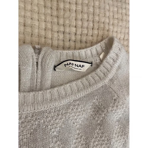 Naf Naf angora sweater used, size M, light grey