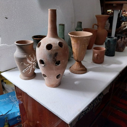 Ceramics used from Alexandroupolis and Eastern Thrace, pack of 11, 1950s-1960s