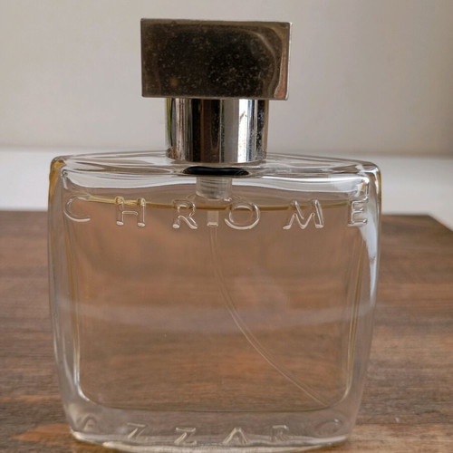 Azzaro Chrome EDT 50ml men's perfume used, old edition