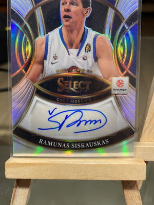 Ramunas Siskauskas Autographed Basketball Card Season 08-09 CSKA Moscow new