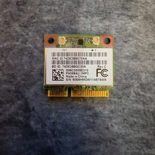Wireless Network Card Atheros AR5B195 like new, Wi-Fi and Bluetooth