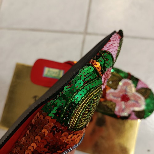 Adam's Shoes slippers new, size 39, colorful vintage design