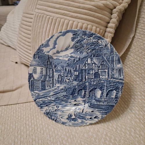 Alfred Meakin vintage porcelain plate like new, The Post House 22 cm