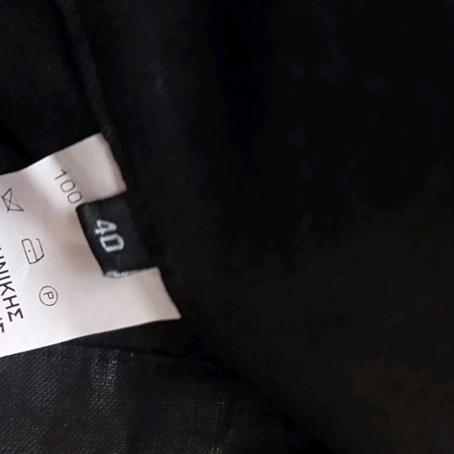 Women's linen pants new, size M, black with pockets and drawstrings