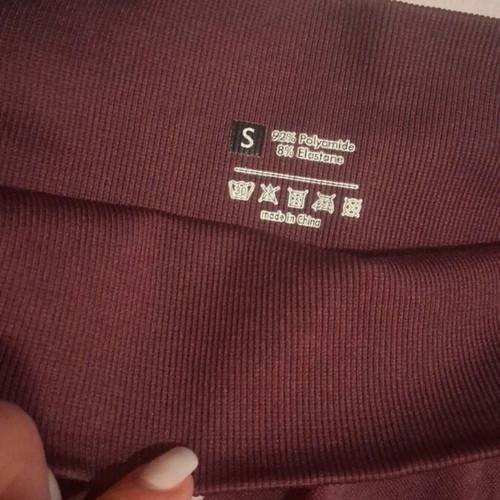 Shein Gym Shorts new, purple eggplant color, size XS