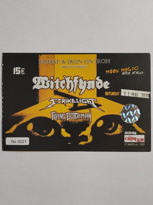 Witchfynd concert ticket 11/5/2019 like new