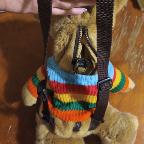 Teddy bear kids bag 40cm like new