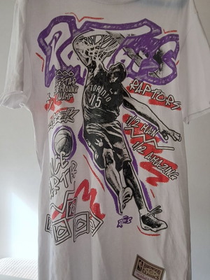 Mitchell & Ness Toronto Raptors Vince Carter T-shirt like new, size S, white