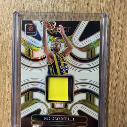 Nicolo Melli Patch Prizm Panini EuroLeague card, Fenerbahce