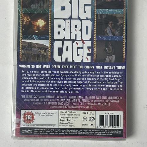 The Big Bird Cage DVD sealed, collector edition 18+