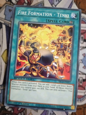 Fire Formation - Tenki Continuous Spell κάρτα μεταχειρισμένη, συλλεκτική