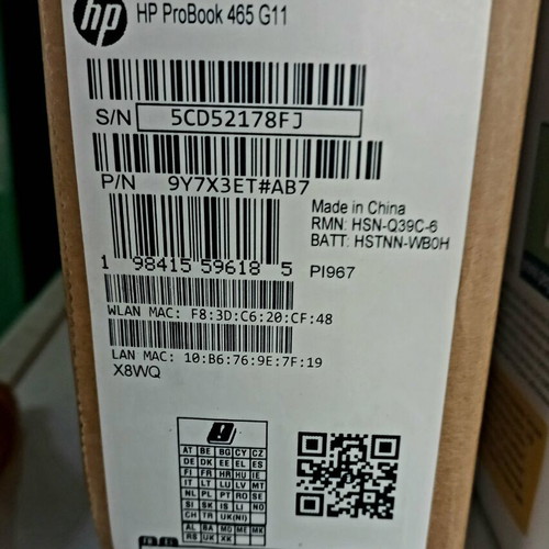 Hp ProBook laptop new, sealed with manufacturer warranty