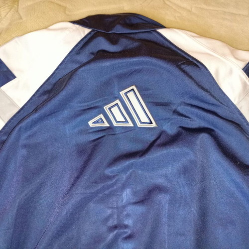 Adidas 90's jacket XL like new, white and blue
