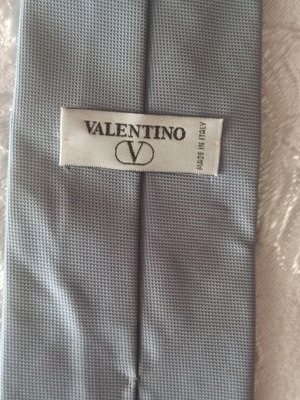 Valentino vintage silk tie like new, turquoise