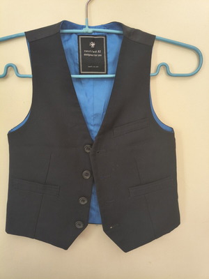 Next vest for boy 4 years like new, dark blue