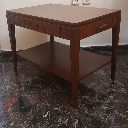 Mersman 45-22 vintage coffee table used, American mid-20th century