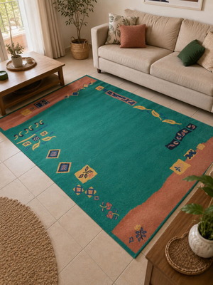 Thick rug like new 1.65m x 2.20m