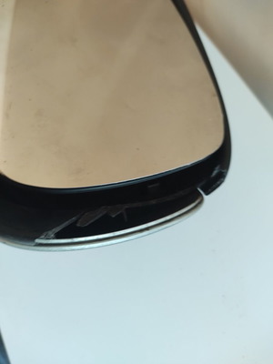 Toyota Auris 2007 driver side mirror used, dark gray metallic