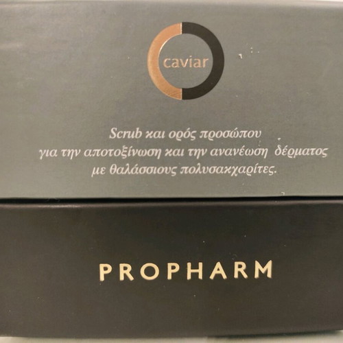 Black Caviar Face Scrub & Serum new