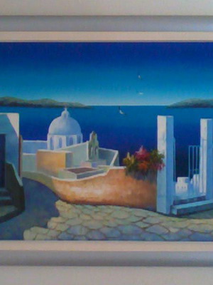 Modern painting used 110x80cm