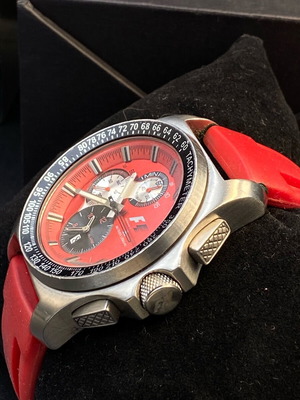 Jacques Lemans F1 Formula 1 Red Edition watch like new