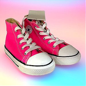 Παιδικά Παπούτσια Converse All star Νο. 26 & 25. Ψηλά sneakers. Καινούρια κοριτσίστικα ροζ μποτάκια