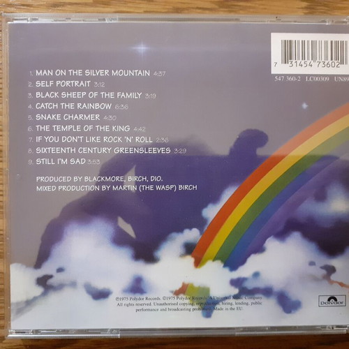 Rainbow pack Ritchie Blackmore's 1 CD and Finyl Vinyl 2 CD remasters like new, rock
