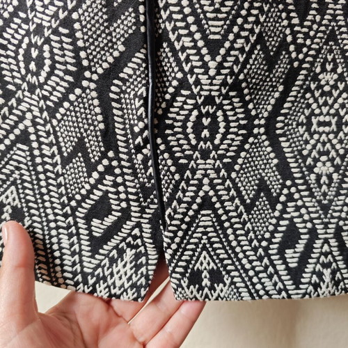 BSB Mini Skirt New, Black and White, Size Small