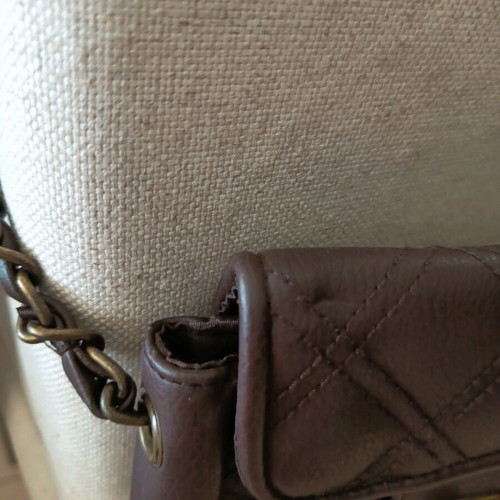 Brown crossbody bag with chain like new