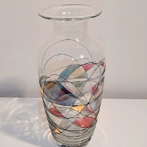 Decorative Vase used, 30cm