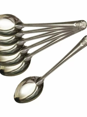 Metal spoons set of 6, 17cm
