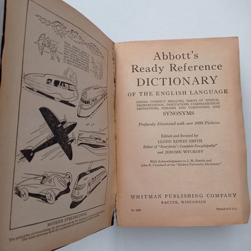 Dictionary Abbott s Ready Reference of the English Language used