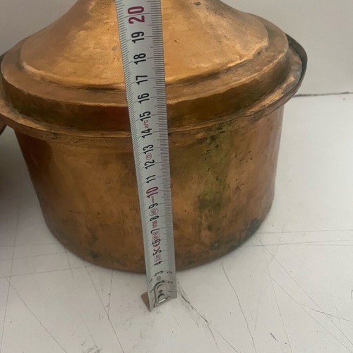 Copper pots used, set of 2