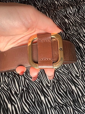 Raulph Lauren καφέ ζώνη αφόρετη, μέγεθος small