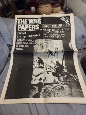 The War Papers μέρος 24 μεταχειρισμένη, εφημερίδα Β' Παγκοσμίου Πολέμου