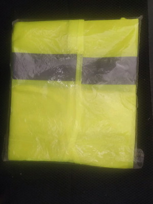 High-Visibility Safety Vest with Reflective Stripes new, pack of 5