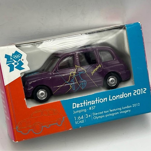 Corgi 1/64 Scale Diecast FX Taxi Destination London 2012 used