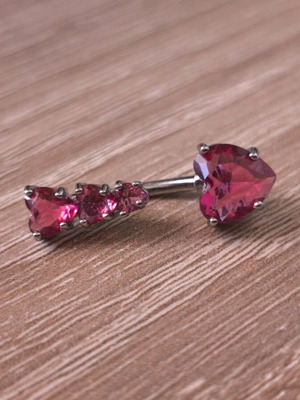 Pink earring new