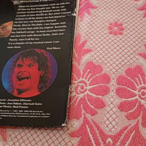 LP Ozzy Osbourne Just Say Ozzy used, metal