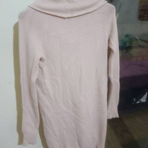 Wool Turtleneck Long-Sleeve Dress Sweater Medium Like New