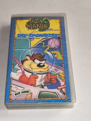 Taz Mania VHS video cassette used, dubbed