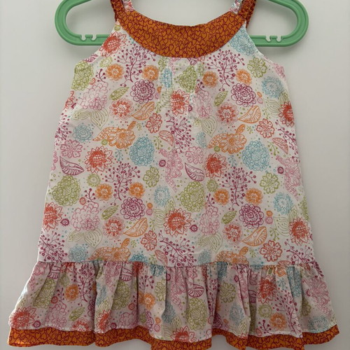 Losan cotton summer dress for girl up to 2 years like new, size 92 cm