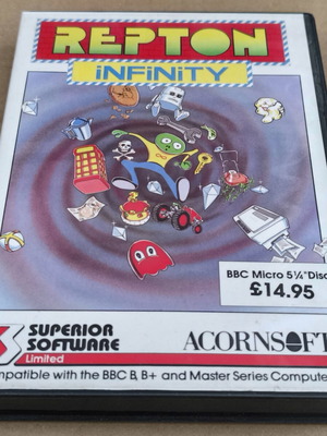 Repton Infinity like new, complete in box for BBC Micro