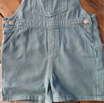 Zara βρεφικό σορτς τζιν με τιράντες σαν καινούργιο, μέγεθος 18-24 μηνών