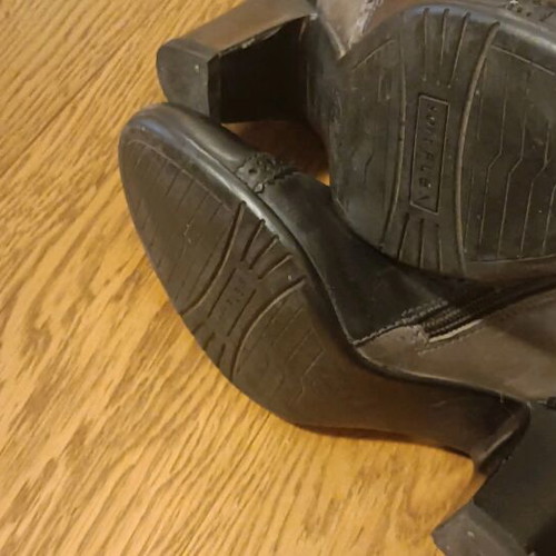 Jana leather ankle boots size 38 used, Victorian vintage style