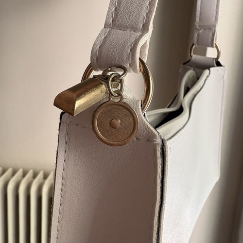 Shein white shoulder bag used with small stain